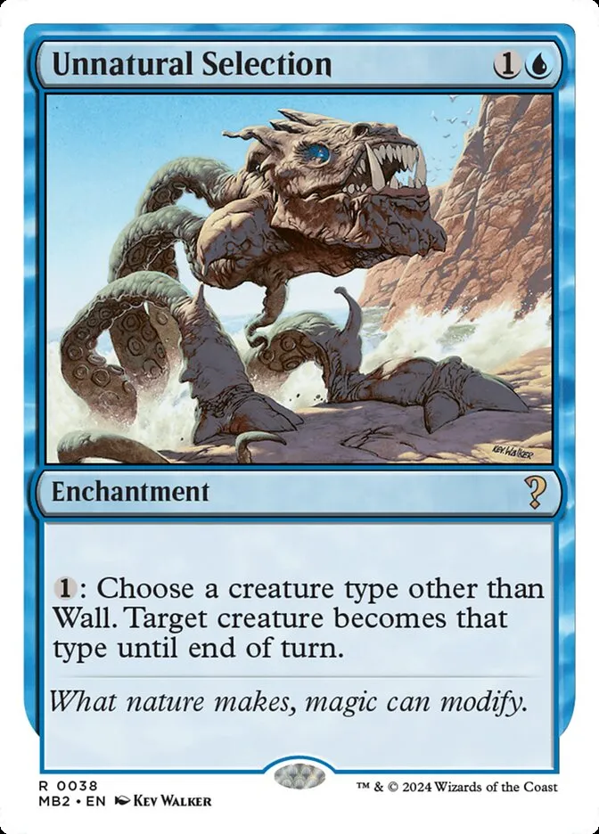 2024 Mystery Booster 2 Unnatural Selection rare #38 unlisted card image