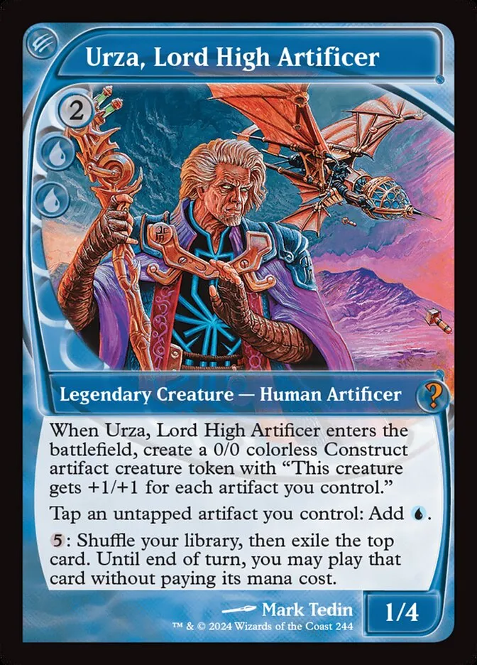 2024 Mystery Booster 2 Urza, Lord High Artificer mythic #244 unlisted card image