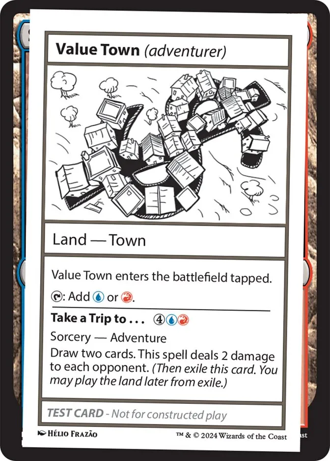 2024 Mystery Booster 2 Value Town // Take a Trip to... rare #621 unlisted card image