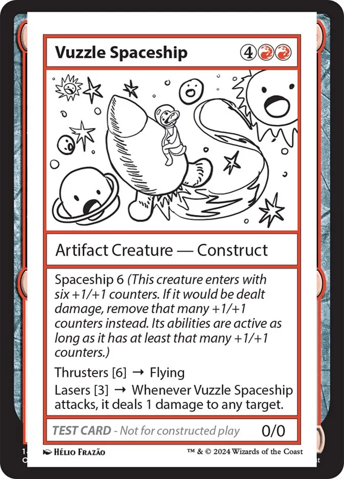 2024 Mystery Booster 2 Vuzzle Spaceship rare #569 unlisted card image