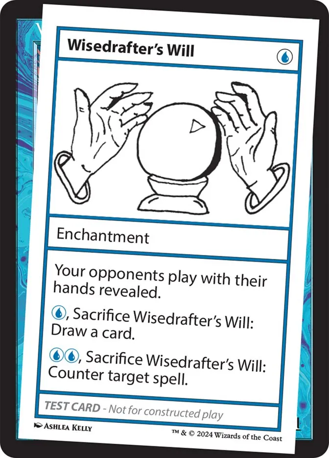 2024 Mystery Booster 2 Wisedrafter's Will rare #539 unlisted card image
