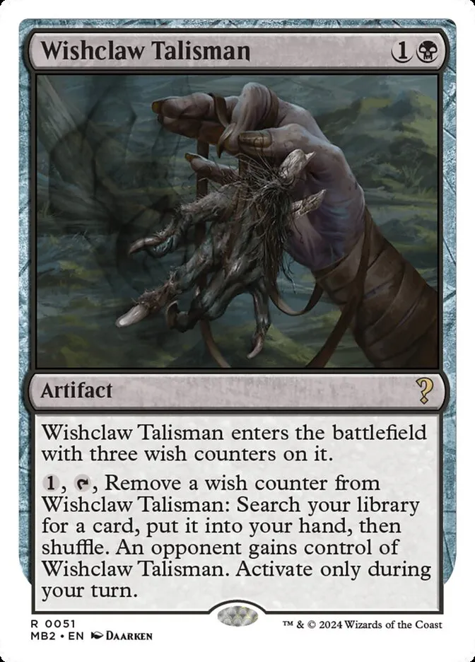 2024 Mystery Booster 2 Wishclaw Talisman rare #51 unlisted card image
