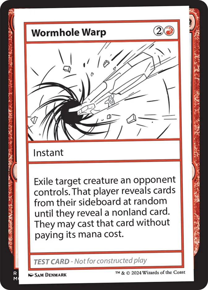 2024 Mystery Booster 2 Wormhole Warp rare #570 unlisted card image