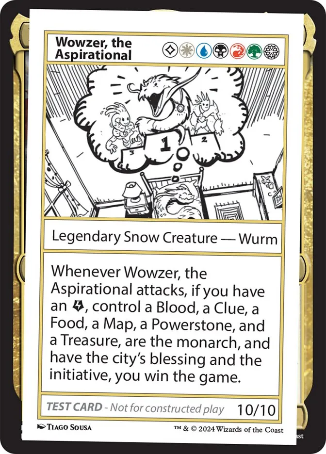 2024 Mystery Booster 2 Wowzer, the Aspirational rare #604 unlisted card image