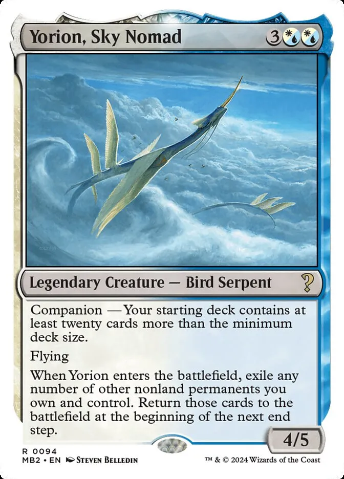 2024 Mystery Booster 2 Yorion, Sky Nomad rare #94 unlisted card image