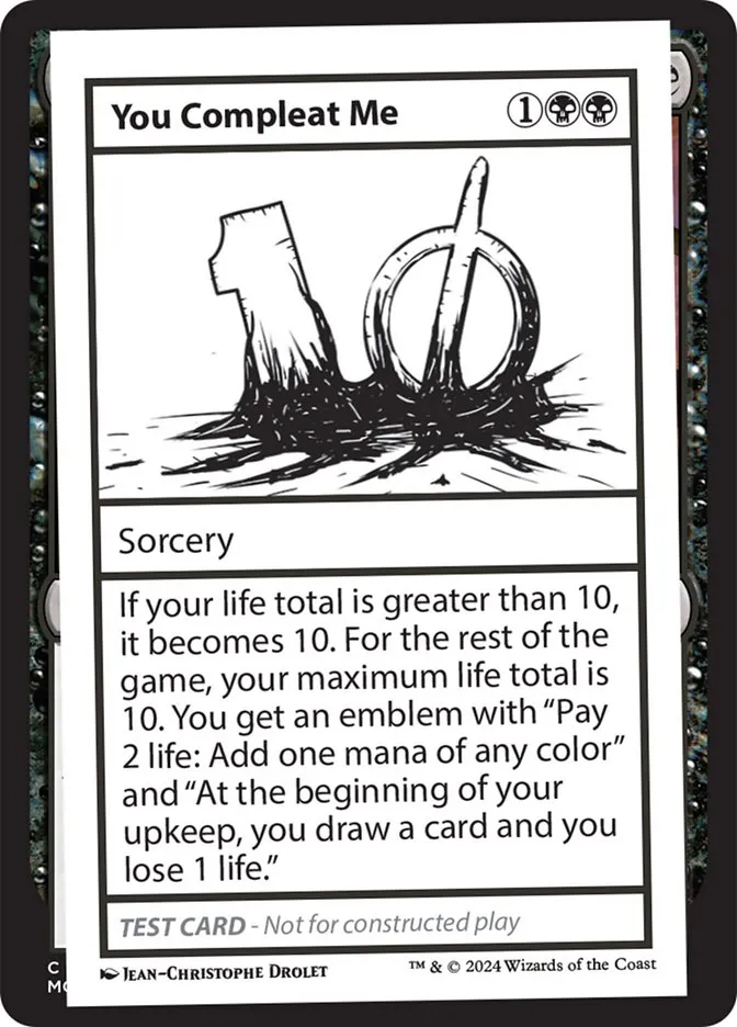 2024 Mystery Booster 2 You Compleat Me rare #556 unlisted card image