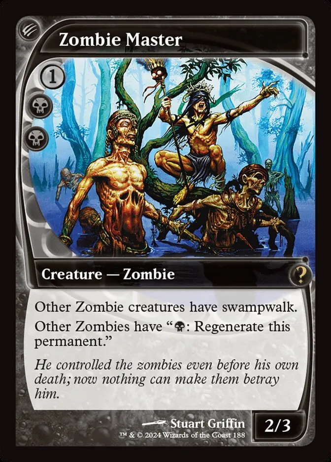 2024 Mystery Booster 2 Zombie Master rare #188 unlisted card image