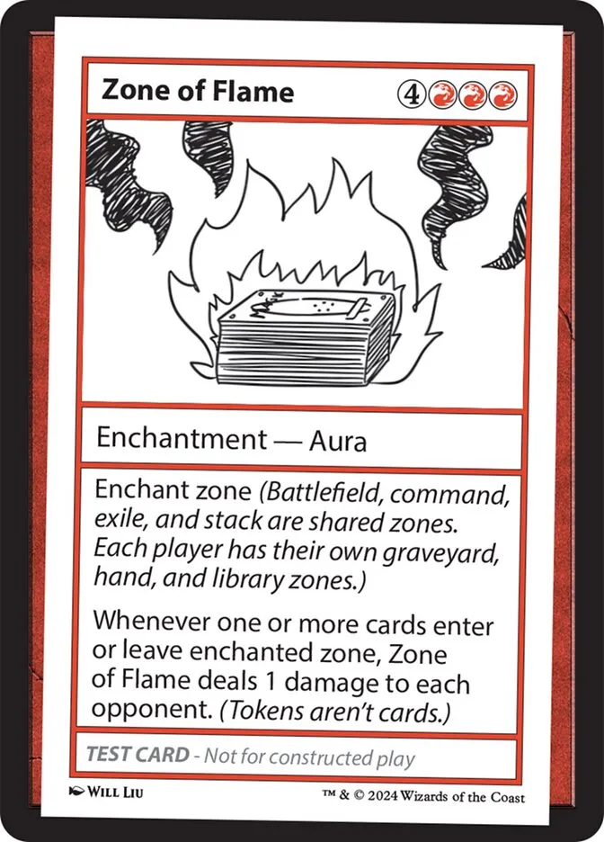 2024 Mystery Booster 2 Zone of Flame rare #571 unlisted card image