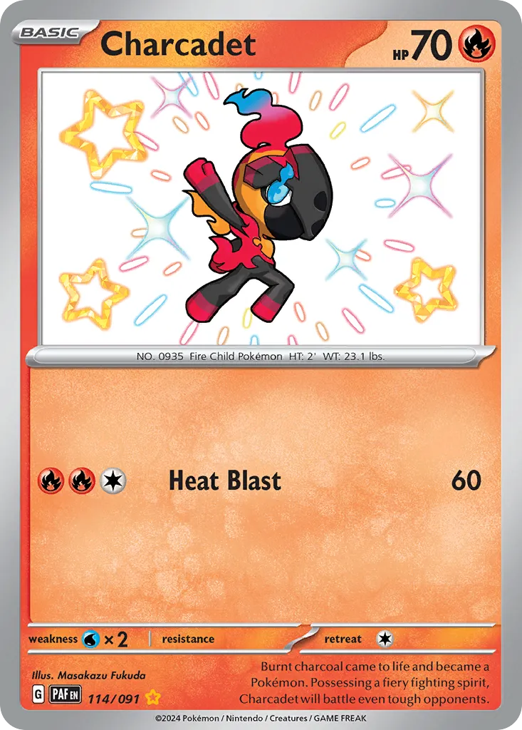 2024 Paldean Fates Charcadet #14/91 Common card image