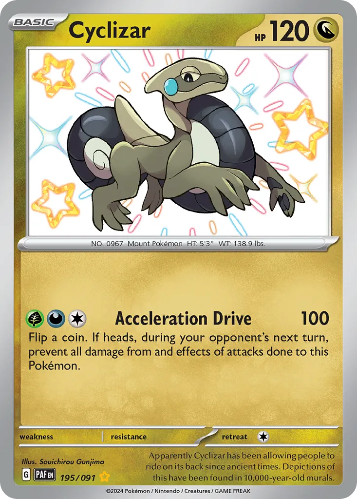 2024 Paldean Fates Cyclizar #70/91 Rare card image