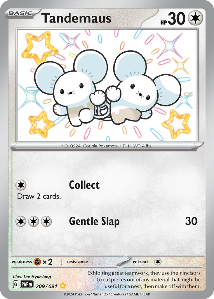 2024 Paldean Fates Tandemaus #73/91 Common card image