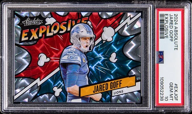 2024 Panini Absolute Jared Goff Explosive #EX-JGF card image