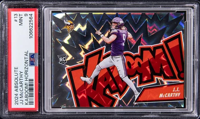 2024 Panini Absolute JJ McCarthy Kaboom! Horizontal #13 card image