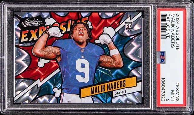 2024 Panini Absolute Malik Nabers Explosive #EX-MNS card image