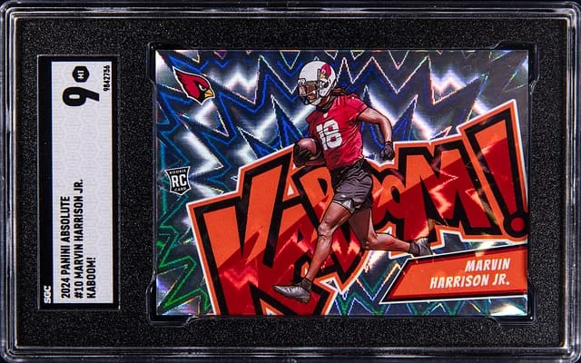 2024 Panini Absolute Marvin Harrison Jr. Kaboom! Horizontal #10 card image
