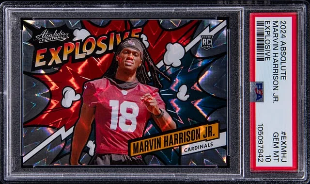 2024 Panini Absolute Marvin Harrison Jr. Explosive #EX-MHJ card image