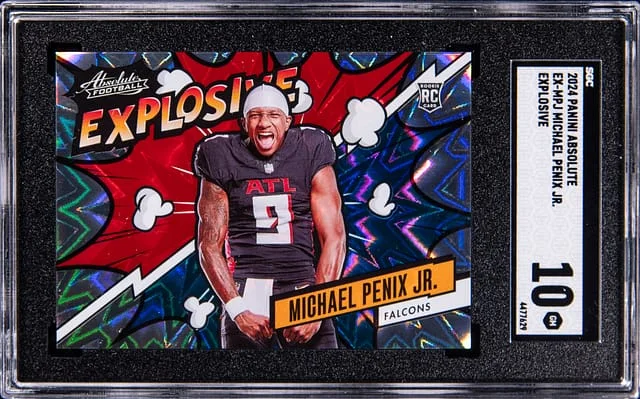 2024 Panini Absolute Michael Penix Jr. Explosive #EX-MPJ card image