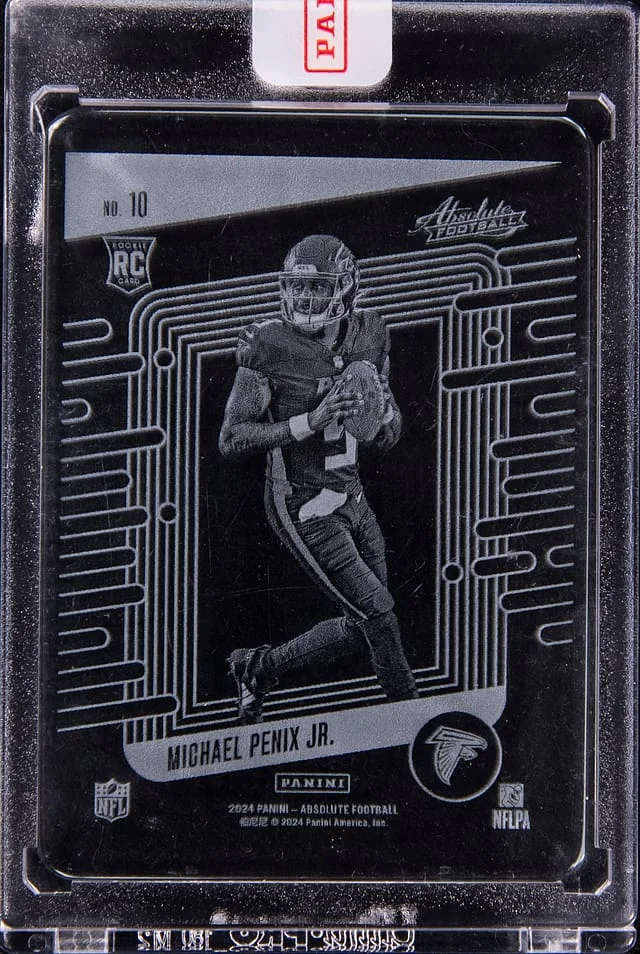 2024 Panini Absolute Michael Penix Jr. - Panini Encased Glass #10 card image
