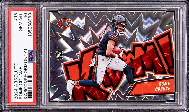 2024 Panini Absolute Rome Odunze Kaboom! Horizontal #15 card image