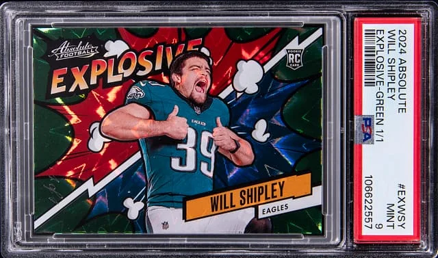 2024 Panini Absolute Will Shipley Explosive Green #EX-WSY card image