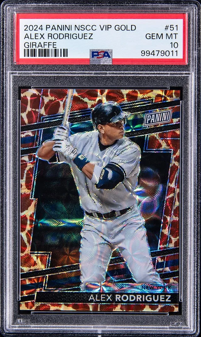 2024 Panini Alex Rodriguez NSCC VIP Gold Giraffe #51 card image