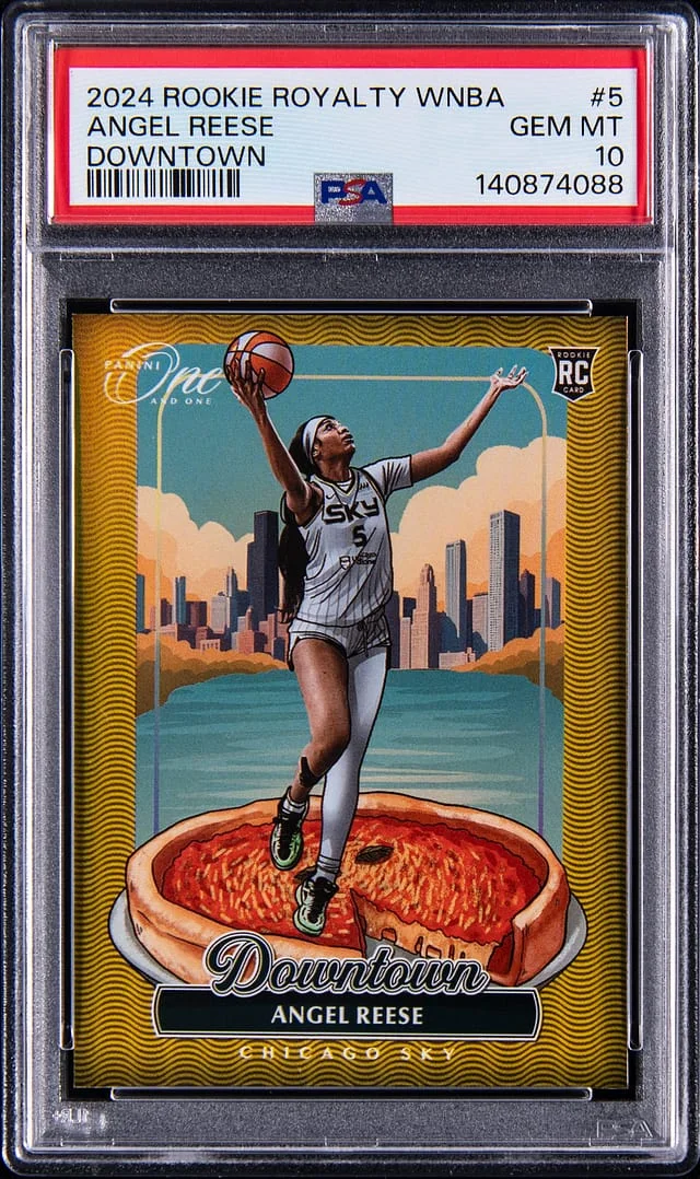 2024 Panini Angel Reese Royalty WNBA Downtown #5 card image