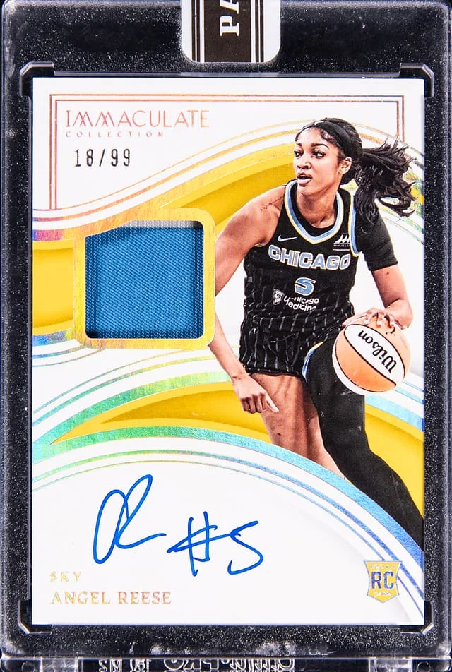 2024 Panini Angel Reese Instant WNBA Patch Autograph #RPA-AR card image