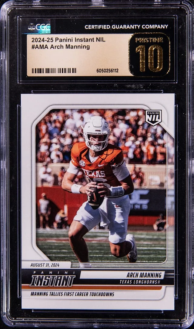 2024 Panini Arch Manning Instant NIL #AMA card image