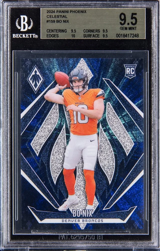 2024 Panini Bo Nix Phoenix Celestial #159 card image
