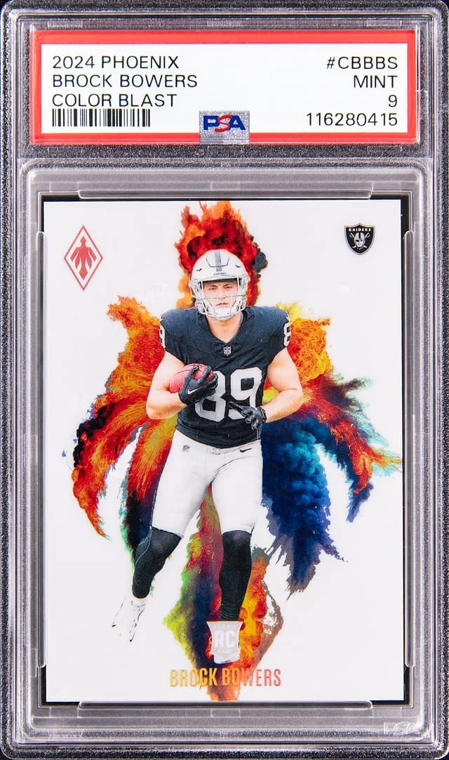 2024 Panini Brock Bowers Phoenix Color Blast #CBBBS card image