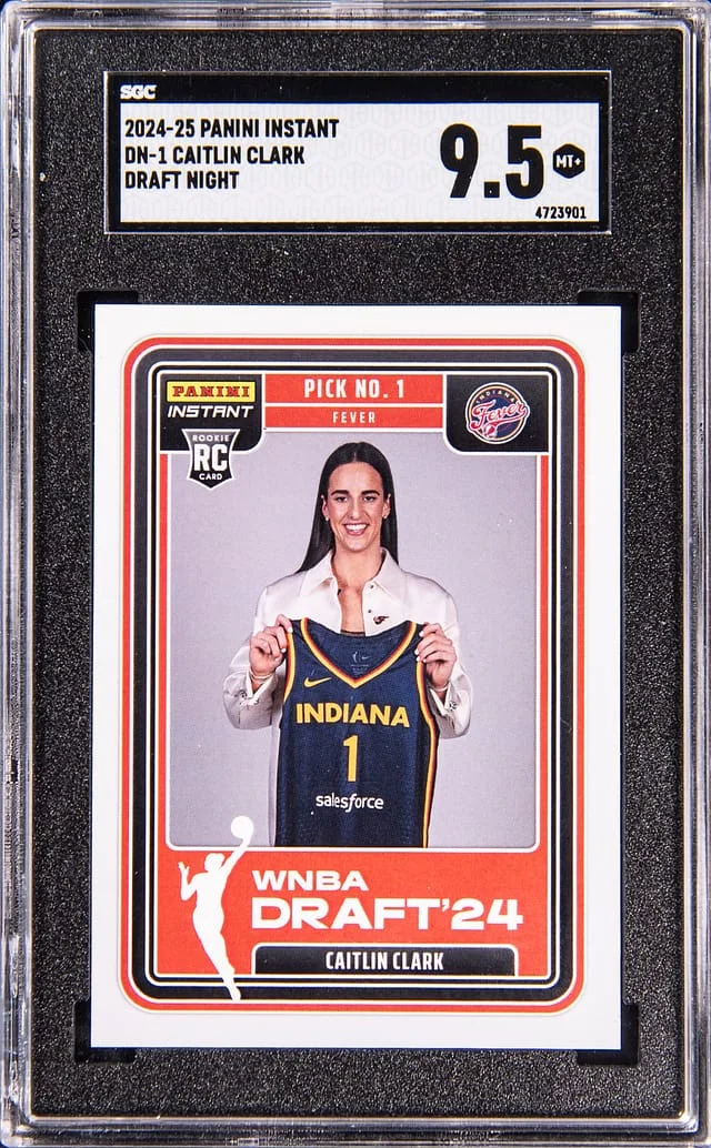 2024 Panini Caitlin Clark 0 Instant Draft Night #DN-1 card image