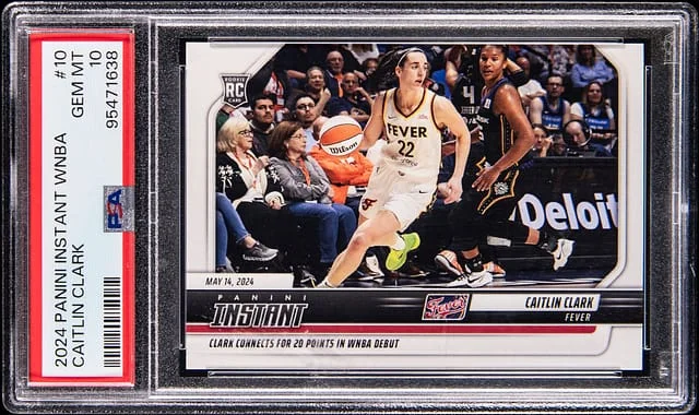 2024 Panini Caitlin Clark (1 of 5540) Instant WNBA #10 card image