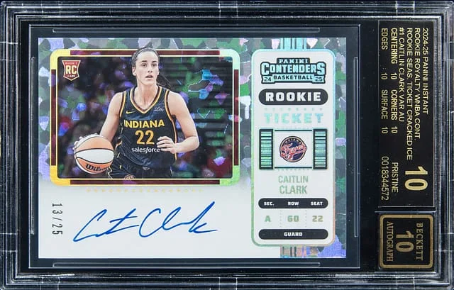 2024 Panini Caitlin Clark Instant Royalty WNBA One & One Downtown #1 card image