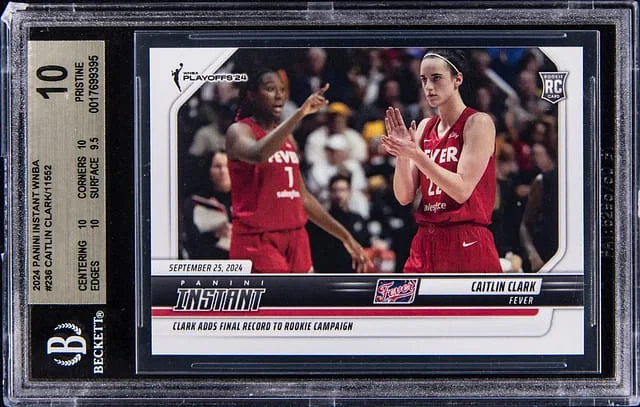 2024 Panini Caitlin Clark (#11552) Instant WNBA #236 card image