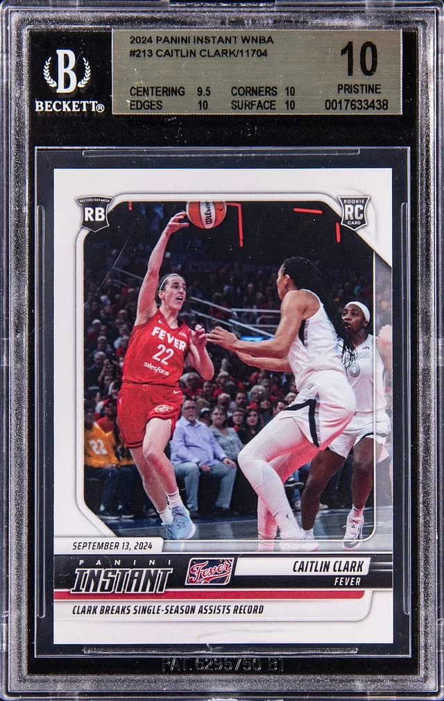 2024 Panini Caitlin Clark (#11704) Instant WNBA #213 card image