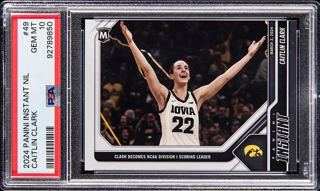 2024 Panini Caitlin Clark Instant NIL #49 card image