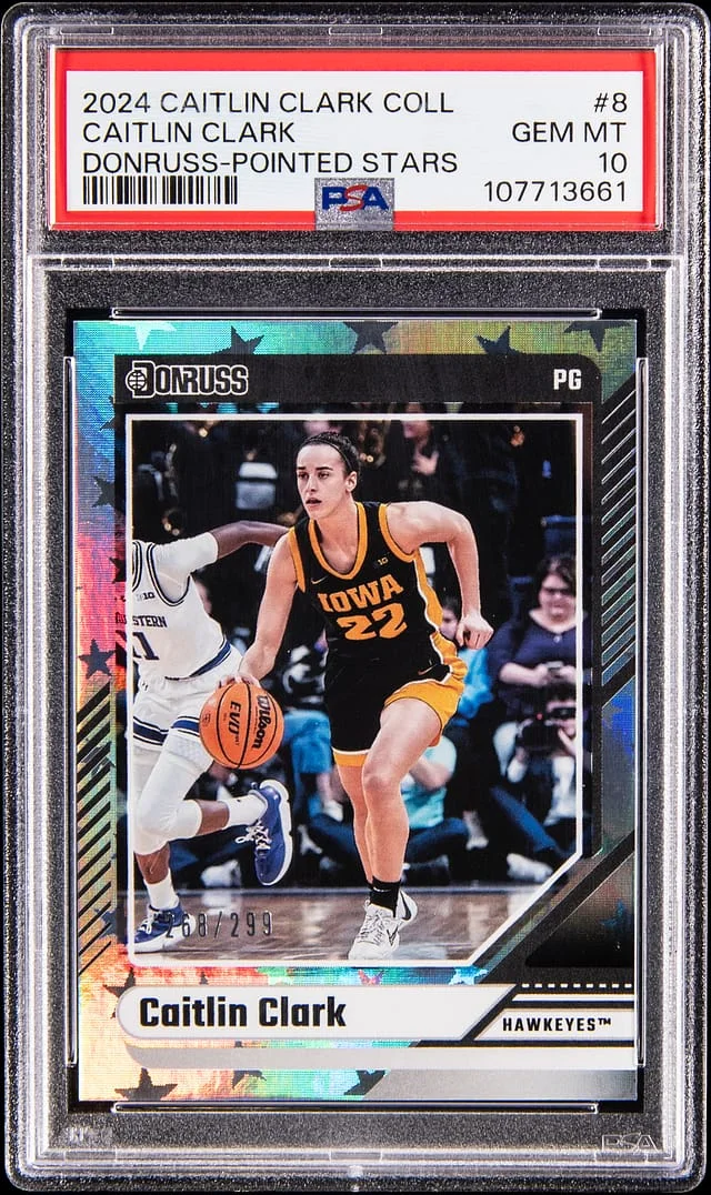 2024 Panini Caitlin Clark Collection Donruss #8 card image