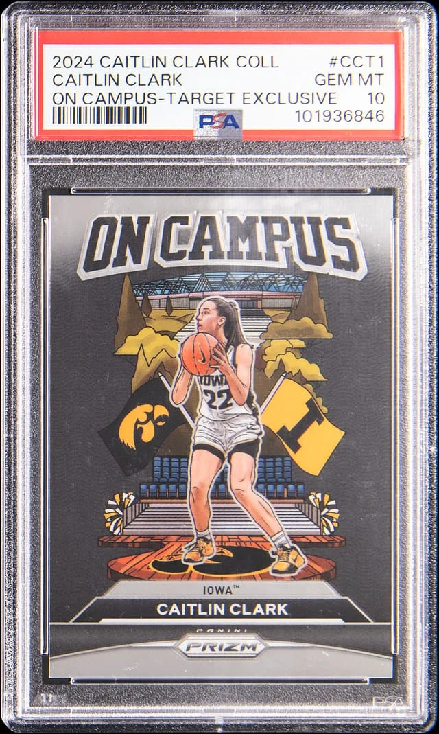 2024 Panini Caitlin Clark Collection On Campus #CC-T1 card image