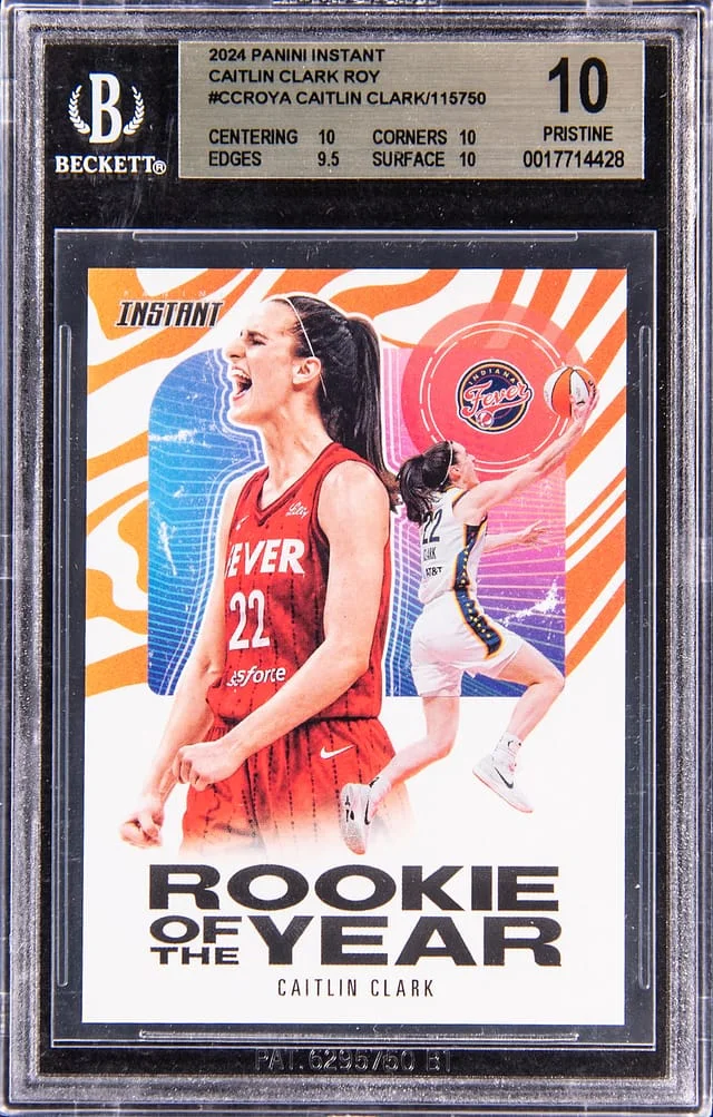 2024 Panini Caitlin Clark Instant ROY #CCROY-4 card image