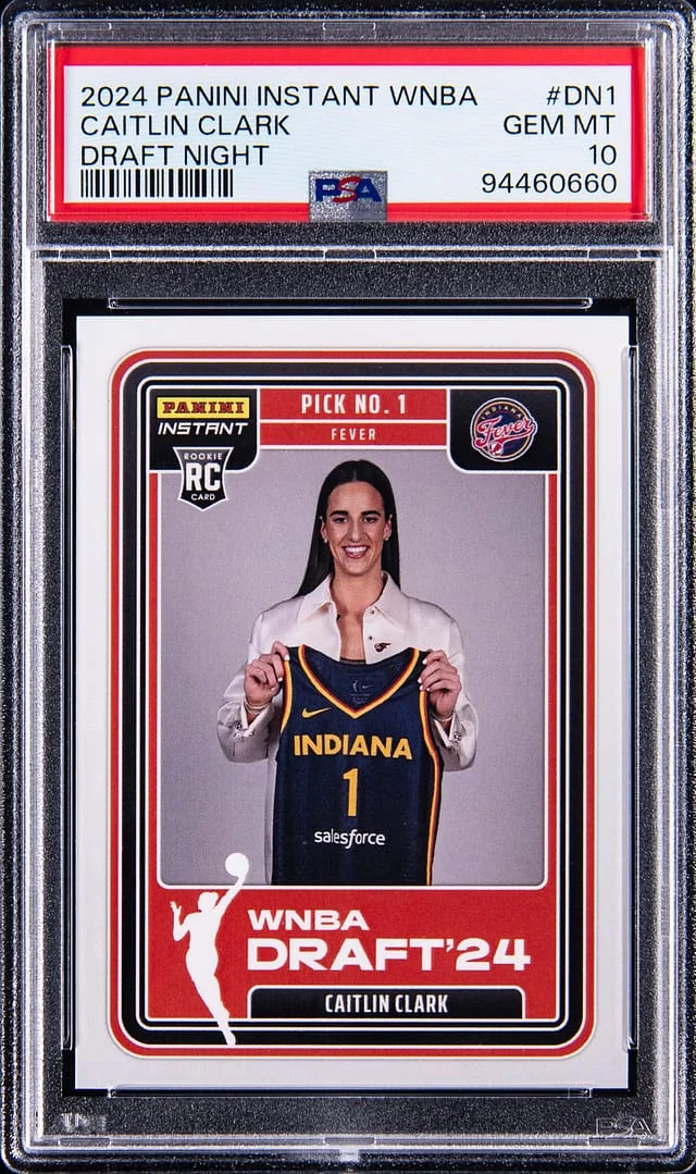 2024 Panini Caitlin Clark Instant WNBA Draft Night #DN-1 card image