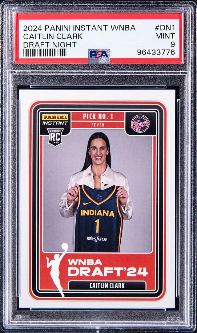 2024 Panini Caitlin Clark Instant WNBA Draft Night #DN1 card image