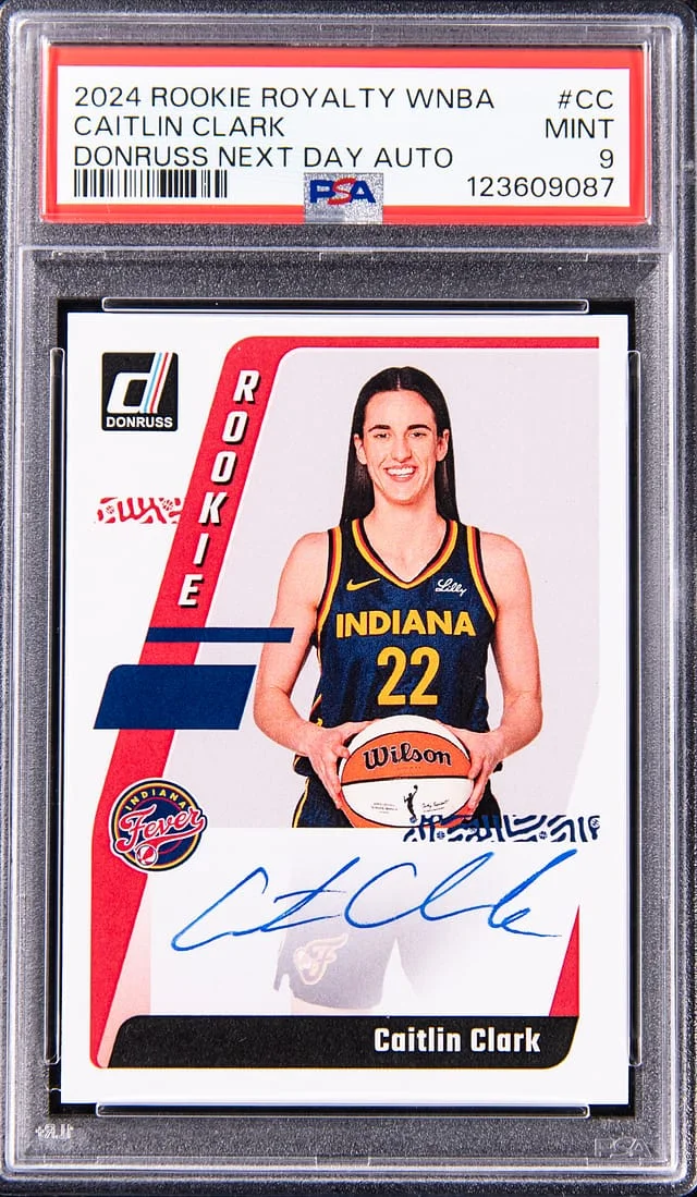2024 Panini Caitlin Clark Royalty WNBA Donruss Next Day Autograph #ND-CC card image