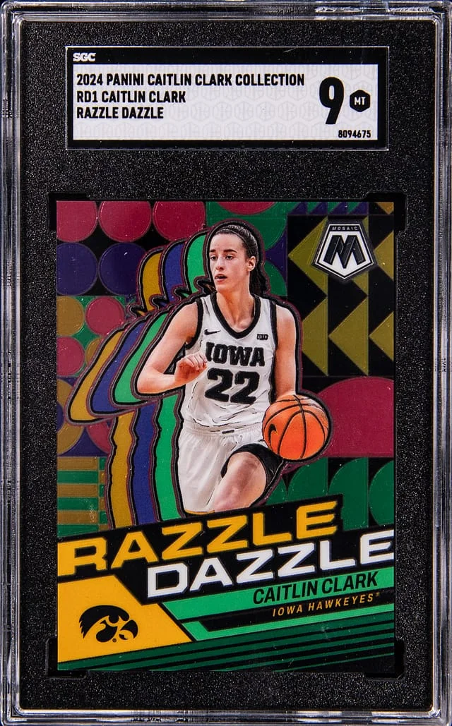 2024 Panini Caitlin Clark Collection Razzle Dazzle #RD1 card image
