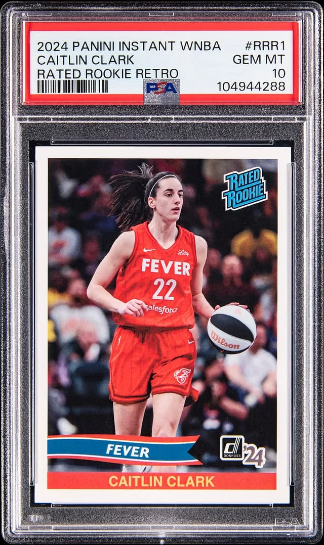 2024 Panini Caitlin Clark Instant WNBA Rated Retro #RRR-1 card image