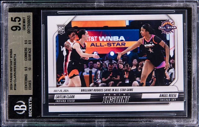 2024 Panini Caitlin Clark/Angel Reese Instant WNBA #164 card image