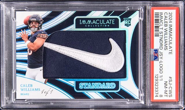 2024 Panini Caleb Williams Immculate Immculate Standard Jersey Logo #SJ-CWS card image