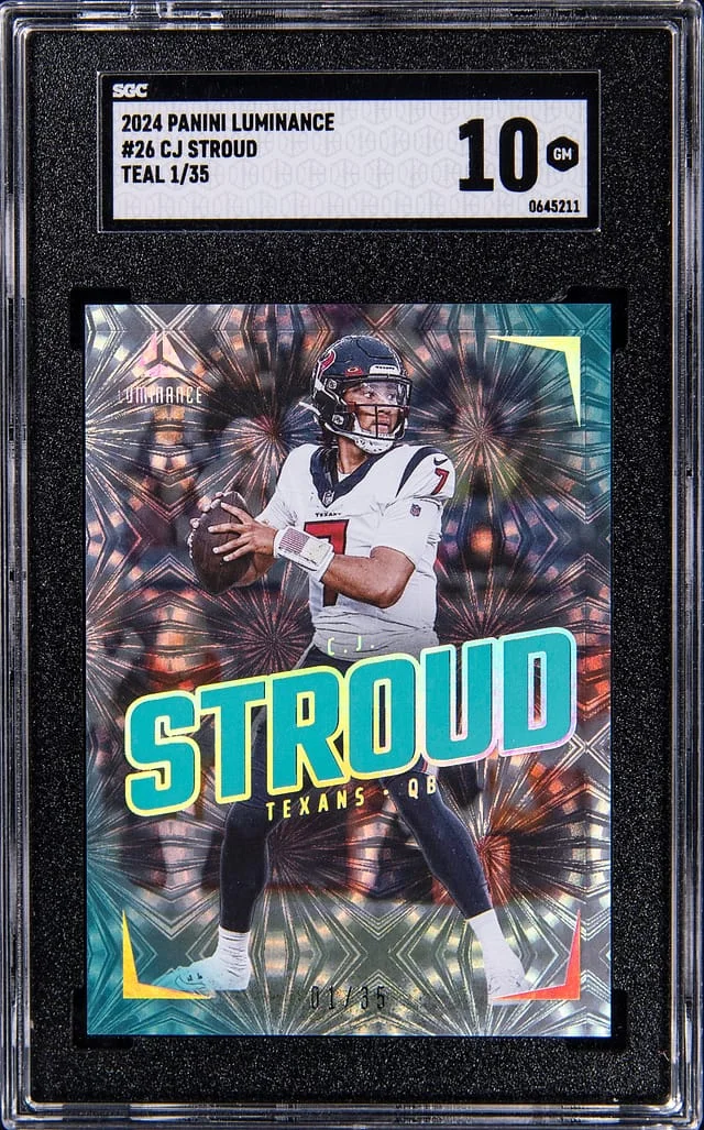 2024 Panini CJ Stroud Luminance Teal #26 card image
