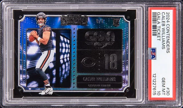 2024 Panini Contenders Caleb Williams Gala Ticket #30 card image