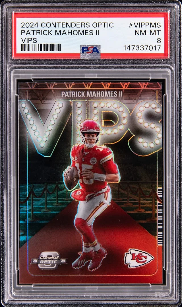 2024 Panini Contenders Optic Patrick Mahomes II VIPS #VIP-PMS card image