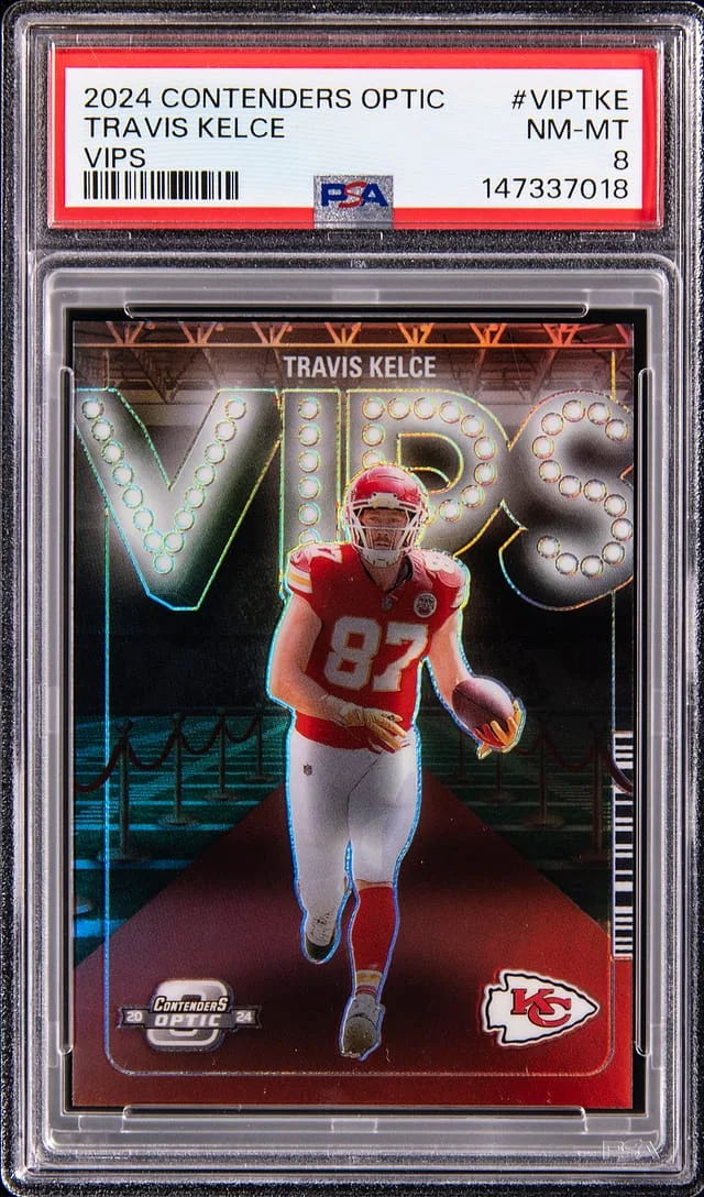 2024 Panini Contenders Optic Travis Kelce VIPS #VIP-TKE card image